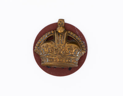 Badge, Tudor Crown - Tauranga Heritage Collection