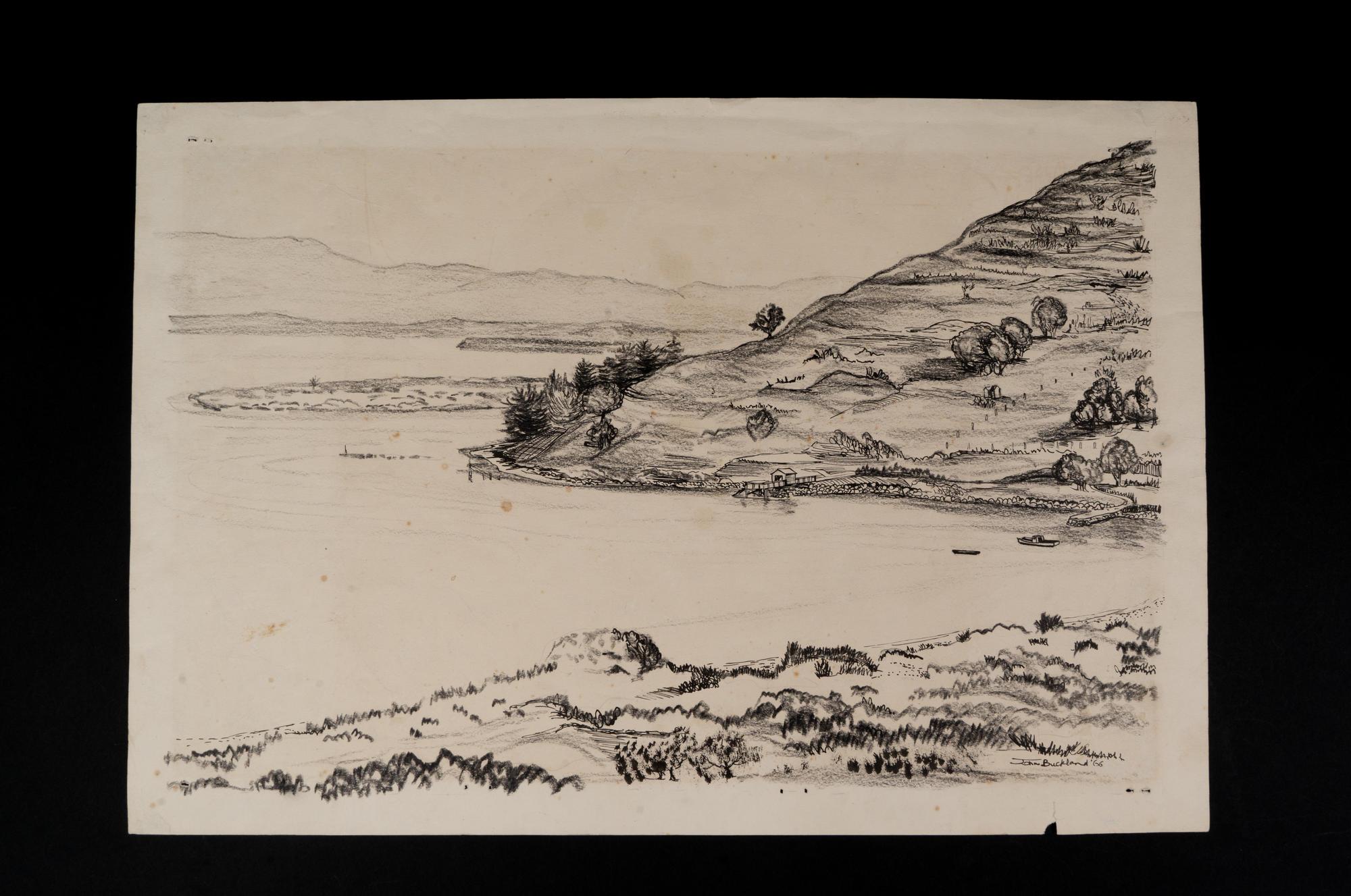Sketch, Pilot Bay, Mount Maunganui Tauranga Heritage Collection