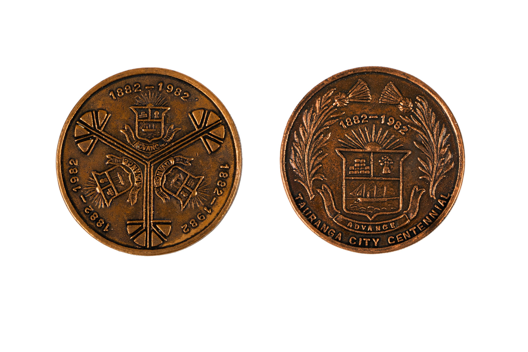 Souvenir coin Tauranga Heritage Collection