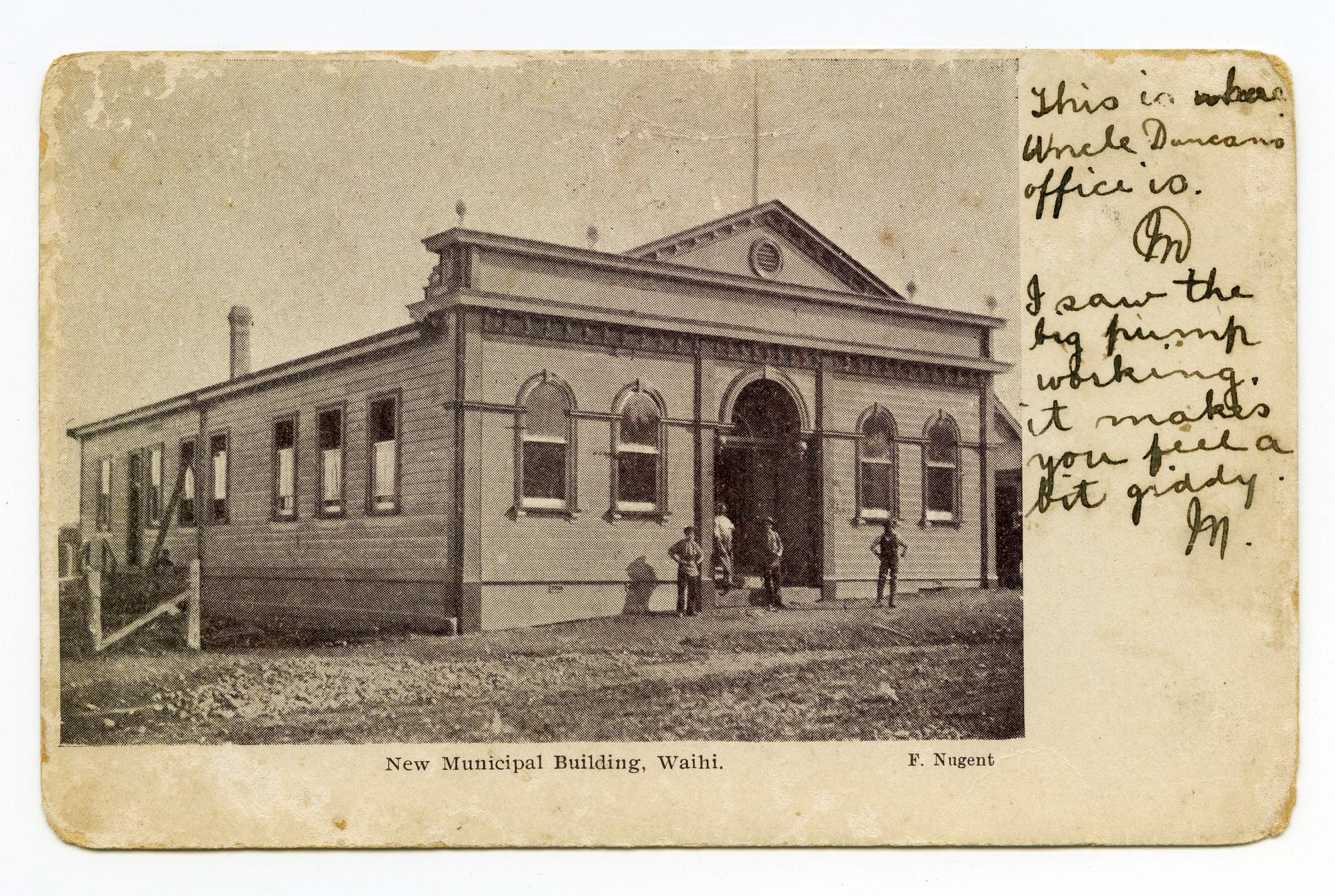 Postcard, Waihi Tauranga Heritage Collection
